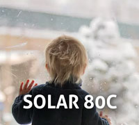 Solar Screen SOLAR 80 C tepelně izolační interiérová fólie