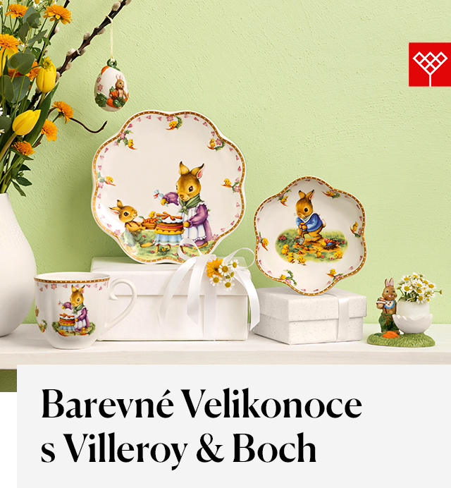 Probuďte u sebe doma kouzlo jara s něžnými dekoracemi a porcelánem z oblíbených velikonočních kolekcí od Villeroy & Boch.