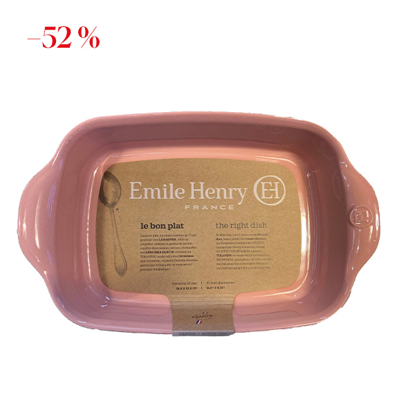Emile Henry Zapékací mísa Ultime, 36,5 x 23,5 cm, růžová 499652