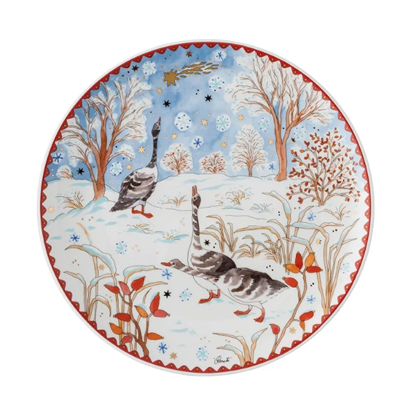 Rosenthal Vánoční talíř na cukroví II, Štědrý večer, Ø 22 cm 02476-727413-10862